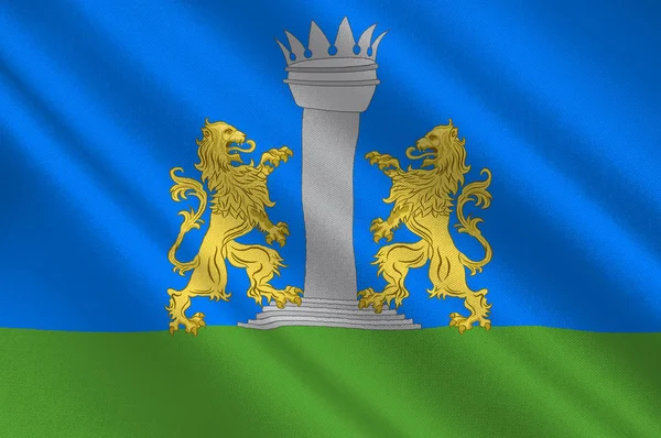 Прапор Аяччо в регіоні Корсика, Франція — стокове фото