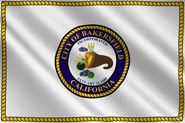 Bandeira de Bakersfield no Condado de Kern, EUA — Fotografia de Stock