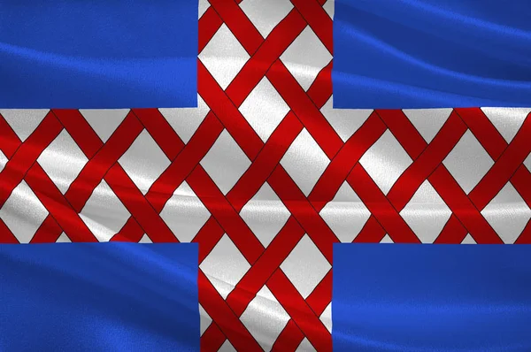 Vlag van Cholet in de regio Maine-et-Loire van Pays de la Loire — Stockfoto