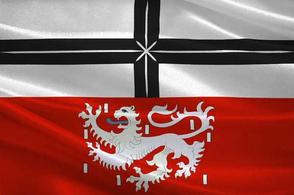 Flag of Adenau in North Rhine-Westphalia, Germany — Stock Photo, Image