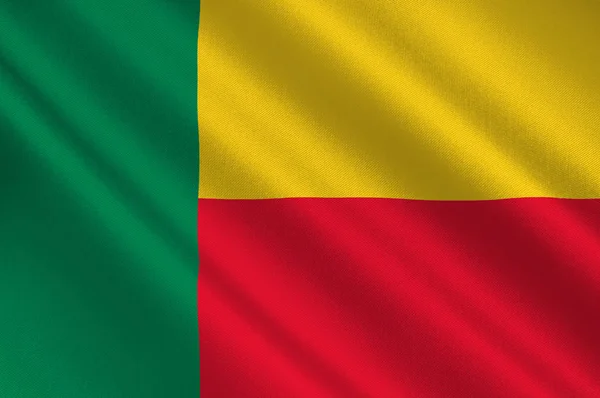 Bandera de Benin — Foto de Stock