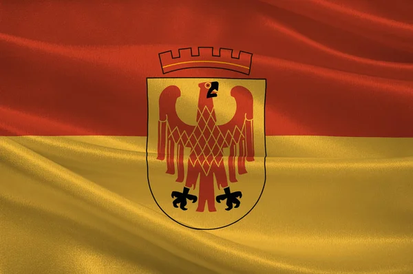 Potsdam zászlaja, Brandenburg, Németország — Stock Fotó
