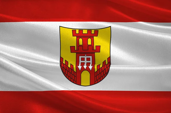 Warendorf zászlaja Észak-Rajna – Vesztfália, Németország — Stock Fotó