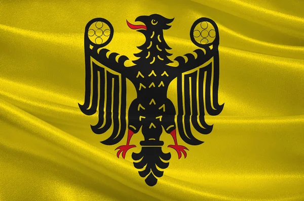 下部ザクセン州のゴスラーの旗, ドイツ — ストック写真