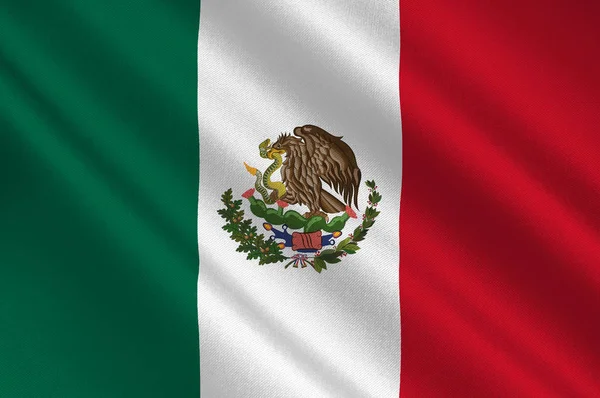 Bandera de Estados Unidos Mexicanos — Foto de Stock