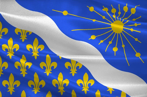 Essonne, Franciaország zászlaja — Stock Fotó