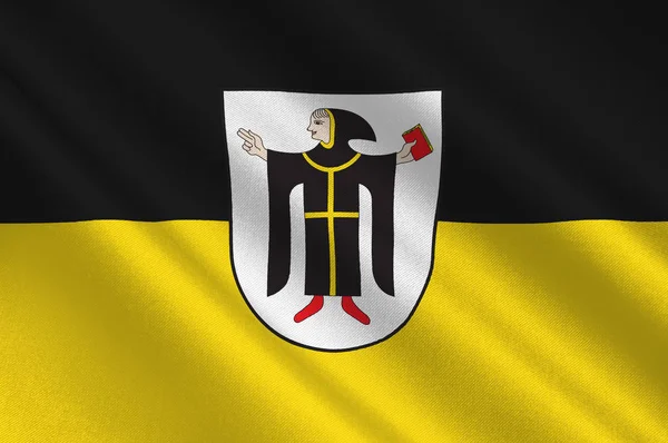 Flag of Munich is the capital city of the German state of Bavari — Stock Photo, Image