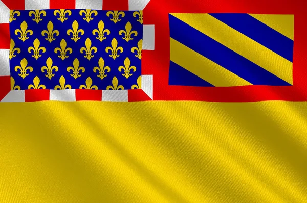 ธงของ Cote-dOr ในเบอร์กันดี, ฝรั่งเศส — ภาพถ่ายสต็อก