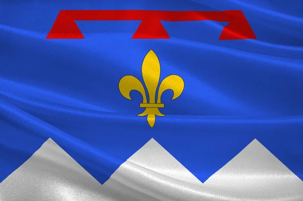 Bandeira de Alpes de Haute Provence é um departamento da França — Fotografia de Stock