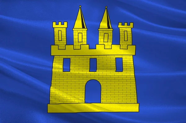 Прапор зазору у регіоні Верхні Альпи — департамент Франції — стокове фото