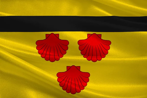 Flag of Ahrbrueck in North Rhine-Westphalia, Germany — Stock Photo, Image