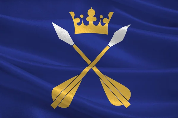 达拉纳旗是瑞典中部一个历史悠久的省份 — 图库照片