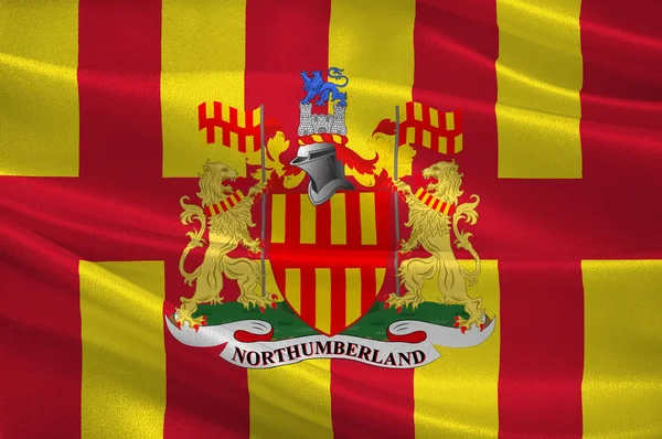 Bandeira de Northumberland in England — Fotografia de Stock