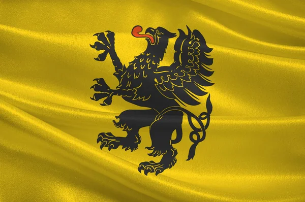 Flagga Pomorze i norra Polen — Stockfoto