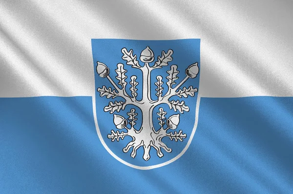 독일 헤세의 오펜바흐 암 메인 국기 — 스톡 사진