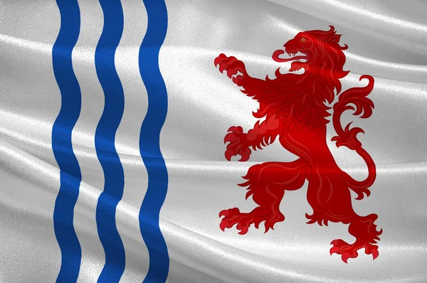 Bandeira de Nouvelle-Aquitaine é a maior região administrativa — Fotografia de Stock