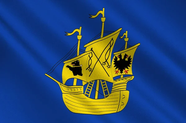 Flag of Wittmund in Lower Saxony, Germany — Stock Photo, Image