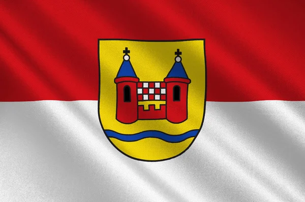 Schwelmská vlajka v Severním Porýní-Vestfálsku, Německo — Stock fotografie