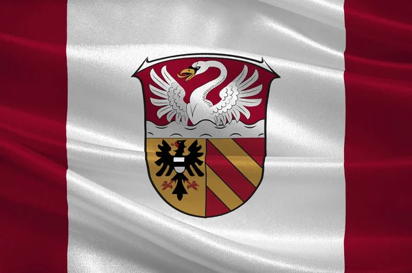 ヘッセのメインキンジグの旗, ドイツ. — ストック写真