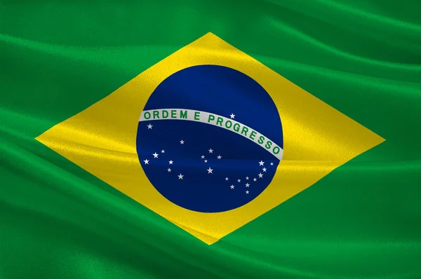 Bandera de Brasil — Foto de Stock