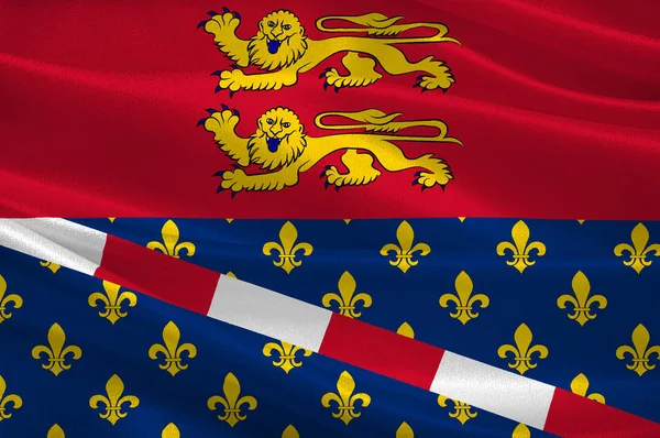 Bandera de Eure en Normandía es una Región de Francia —  Fotos de Stock