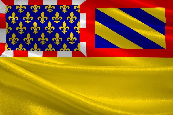 Flag of Cote-dOr in Burgundy, France — Stock Photo, Image