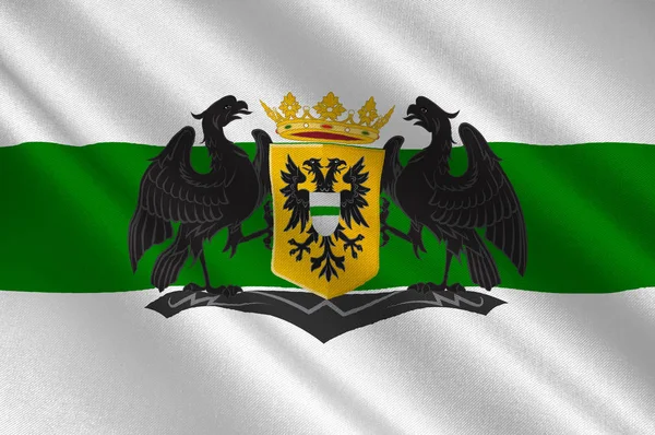 Bandeira de Groningen, Países Baixos — Fotografia de Stock