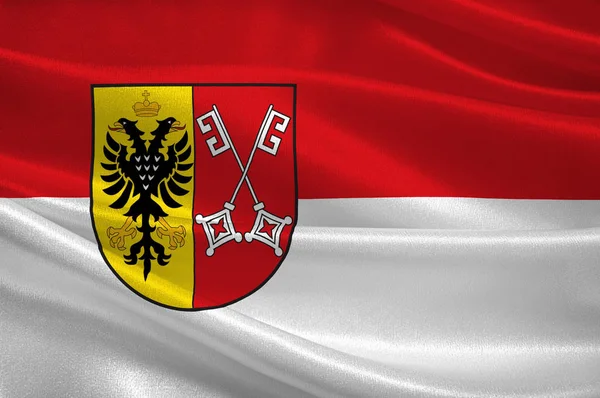 Bandera de Minden en Renania del Norte-Westfalia, Alemania — Foto de Stock