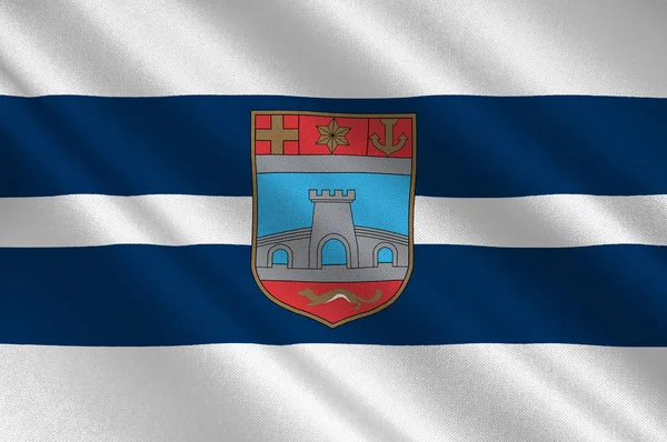 Flagge der Gespanschaft Osijek-Baranja in Kroatien — Stockfoto