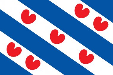 Friesland, Hollanda bayrağı