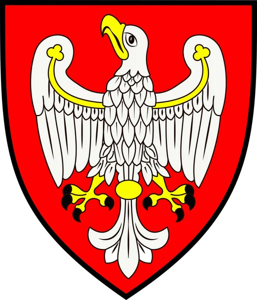 Wappen der Großpolen-Woiwodschaft in Polen — Stockvektor