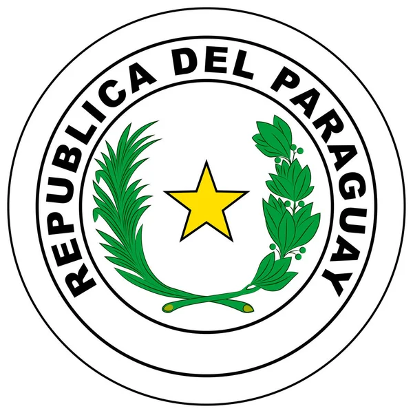 Escudo de la República del Paraguay — Archivo Imágenes Vectoriales