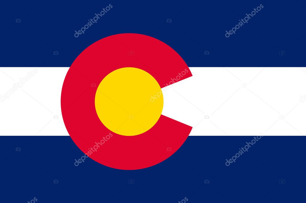 Flag of Colorado, USA