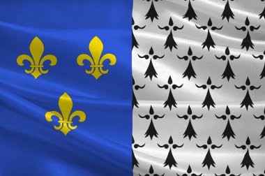 Finistere de Brest bayrağı Brittany, Fransa