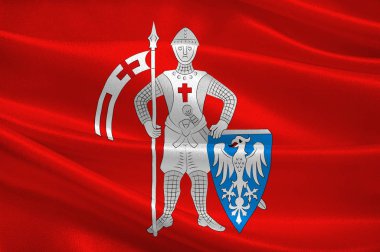 Bavaria, Almanya içindeki yukarı Franconia bölgesindeki Bamberg bayrağı