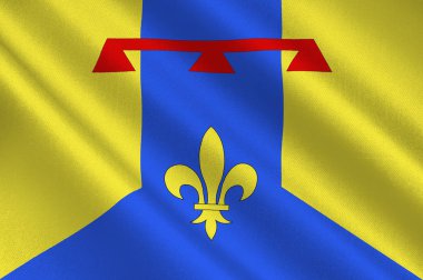 Bouches-du-Rhone bayrağı Fransa 'nın bir bölümü