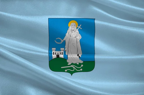 Прапор Залаегерсег в окрузі зала Угорщини — стокове фото
