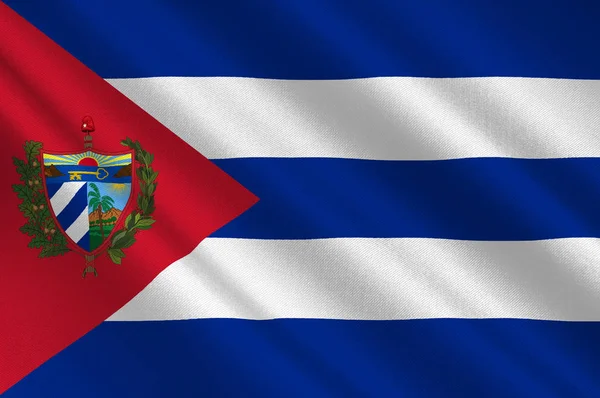 Bandeira da República de Cuba — Fotografia de Stock