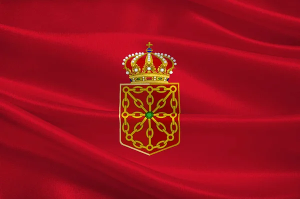 Флаг Наварры в Испании — стоковое фото