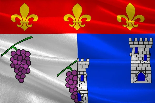 Bandera de Andelys en Eure of Normandy es una Región de Francia — Foto de Stock