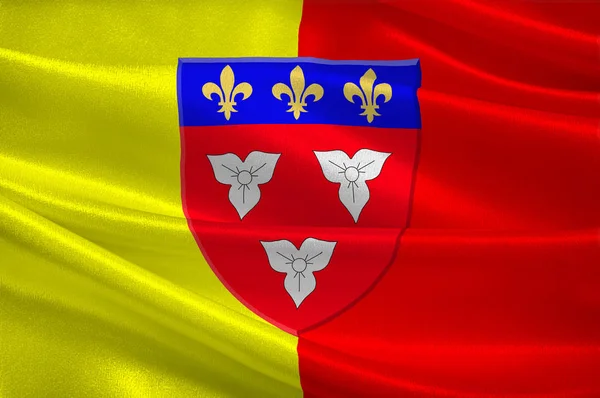 Vlag van Orleans in Centre-Val de Loire, Frankrijk — Stockfoto
