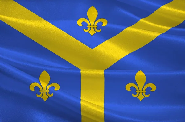 Bandera de Issoudun in Indre of Centre-Val de Loire, Francia — Foto de Stock