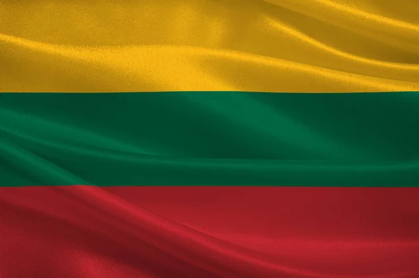 Bandera de lithuania — Foto de Stock