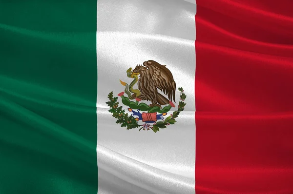 Bandera de Estados Unidos Mexicanos — Foto de Stock