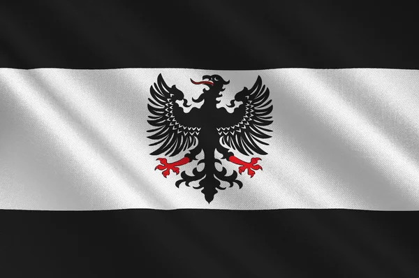 Flag of Ingelheim am Rhein in Rhineland-Palatinate, Germany — Stock Photo, Image