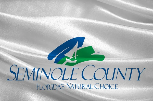 Flag of Seminole County in Florida of USA — Stock Photo, Image