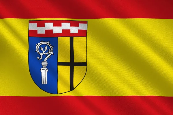 Moenchengladbachs flagga i Nordrhein-Westfalen, Tyskland — Stockfoto