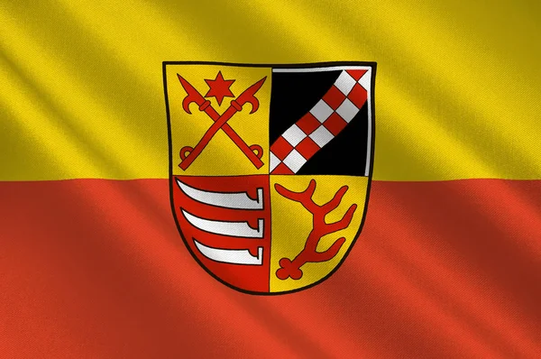 Flagge von cottbus in brandenburg, deutschland — Stockfoto