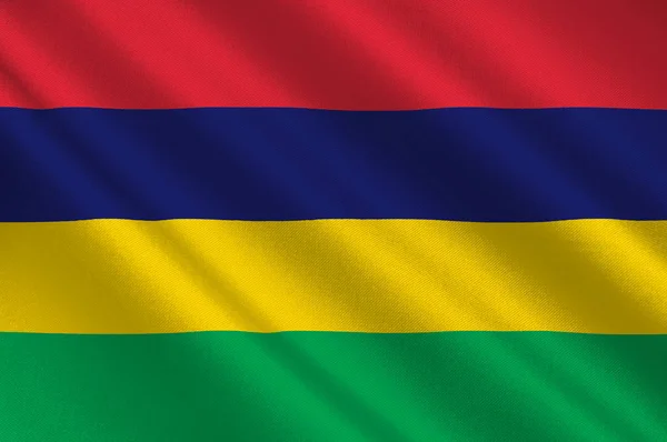 Flagge von mauritius — Stockfoto