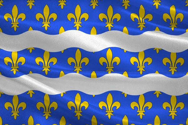 セーヌ・エ・マルヌの国旗, フランス — ストック写真